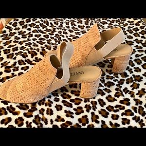 Vaneli Cork Sandals 8.5M